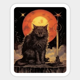 Mystical cat Sticker